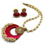 Silk Thread Necklace Set