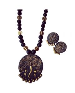 Golden Polymer Clay Jewellery 