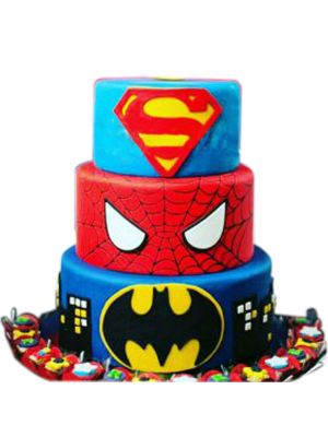 Spiderman cake