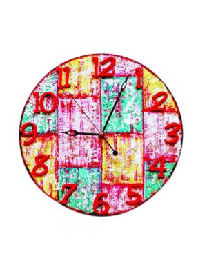 Clock Rustic and Vintage Wall Clock - Wood look