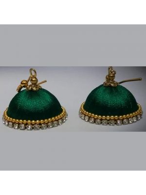 Handmade Silk Thread Jhumka