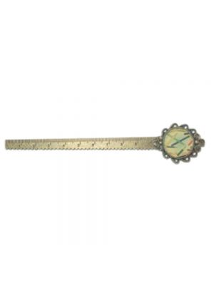 Long Metal Bookmark With Scale