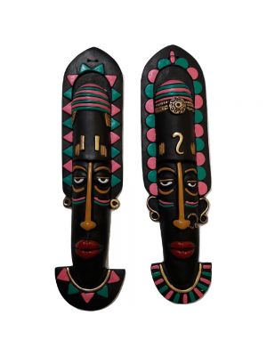 Terracotta Wall Hanging Tribal mask