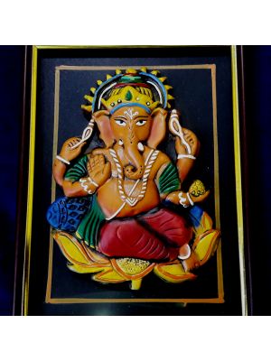 Terracotta Ganesha Photo frame 