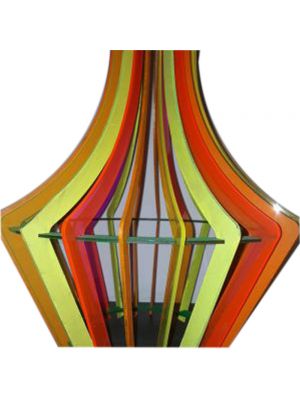 Wooden Jhoomar Lamp
