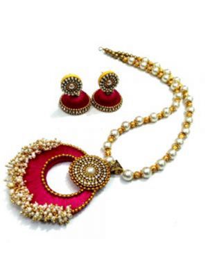 Silk Thread Necklace Set