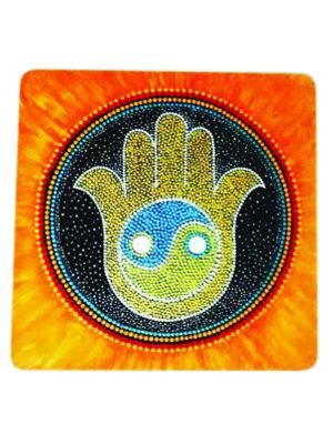 Dot painting God's Hand - HAMSA