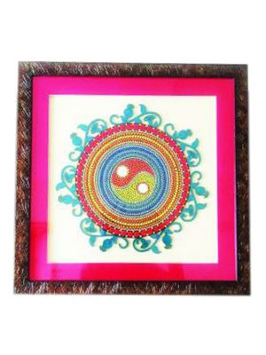 Dot painting with Life Balance YIN YANG