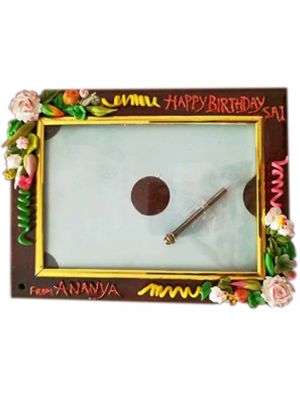 Photo Frame With Handmade Flowers