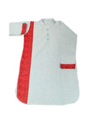 Gents Patch White Kurta