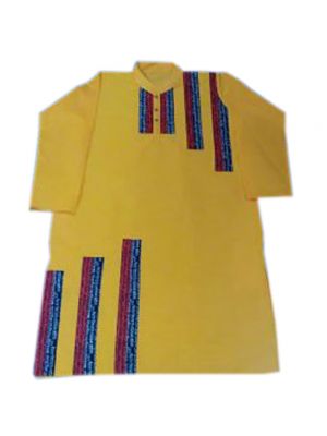 Gents Yellow Patch Kurta