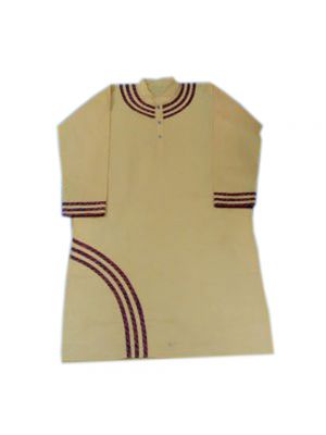 Gents Cream Patch Kurta