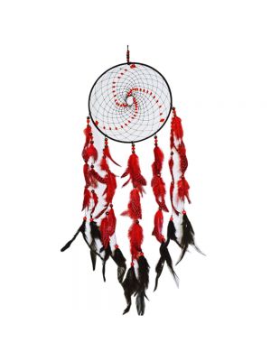 Black and Dotted Red Dream Catcher 