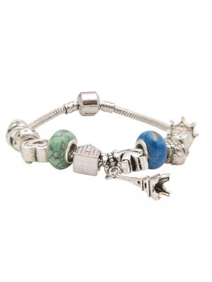 Perles Blue Charm Bracelet