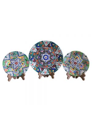 Floral Ceramic Wall Plates 