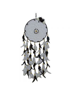 Black and White Golden Beauty Dream Catcher