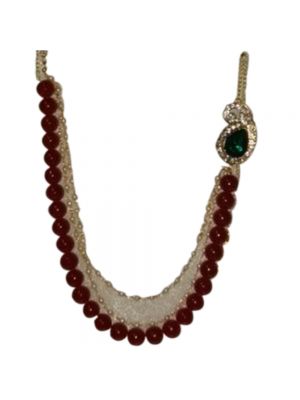 Red Color Glass Beed Jewellery