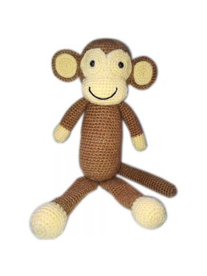 Handmade Crochet Monkey Doll
