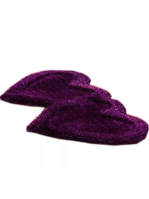 Purple Colour Bed Side Runner