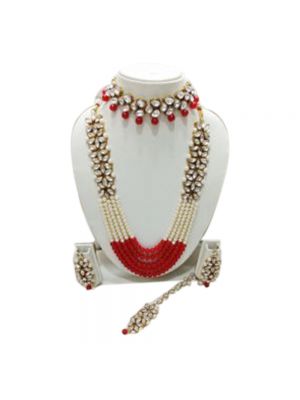 Ethnic Traditional Necklace Set With Earrings 