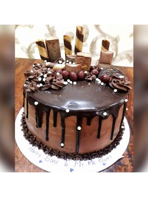 Rich double dutch Chocolate truffle cake 