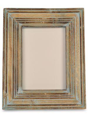 Hand made & Hand Painted Wooden Carving Photo Frame 5*7