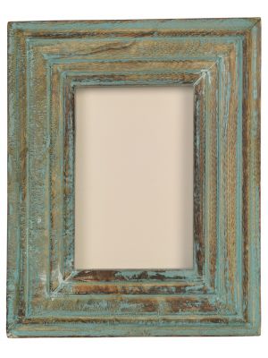 Photo Frame 4*6- Handicraft & Hand painted Wooden Carving 