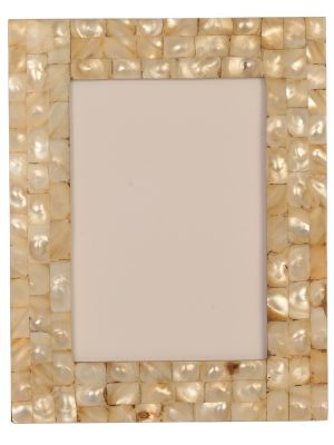 PHOTO FRAME- 4*6 MOTHER OF PEARL/SEA SHELL HANDCRAFTED PHOTO FRAME