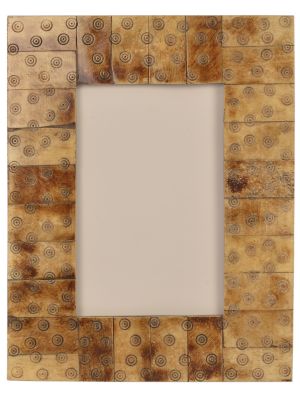 PHOTO FRAME- 4*6 HANDICRAFT  BONE & WOOD PHOTO FRAME