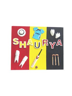 Cricket Kit Name Plate