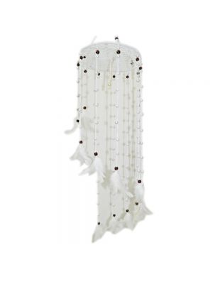 Round Shape White & Golden Dream Catcher 